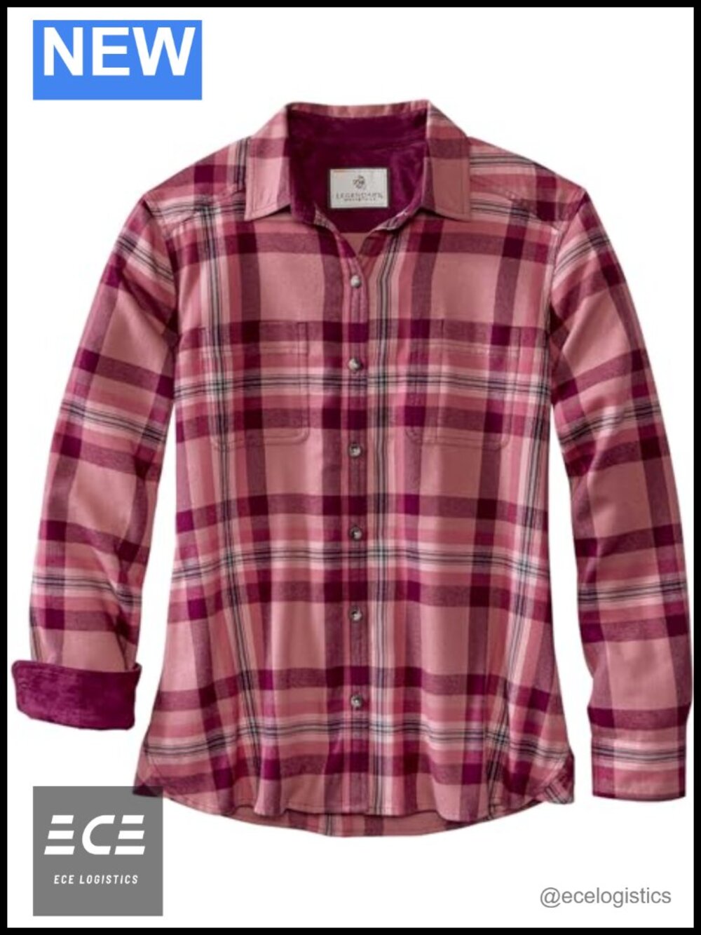 Womens Comfort Fit Flannel Shirt Button Up Long Sleeve Relaxed Plaid Blouse
